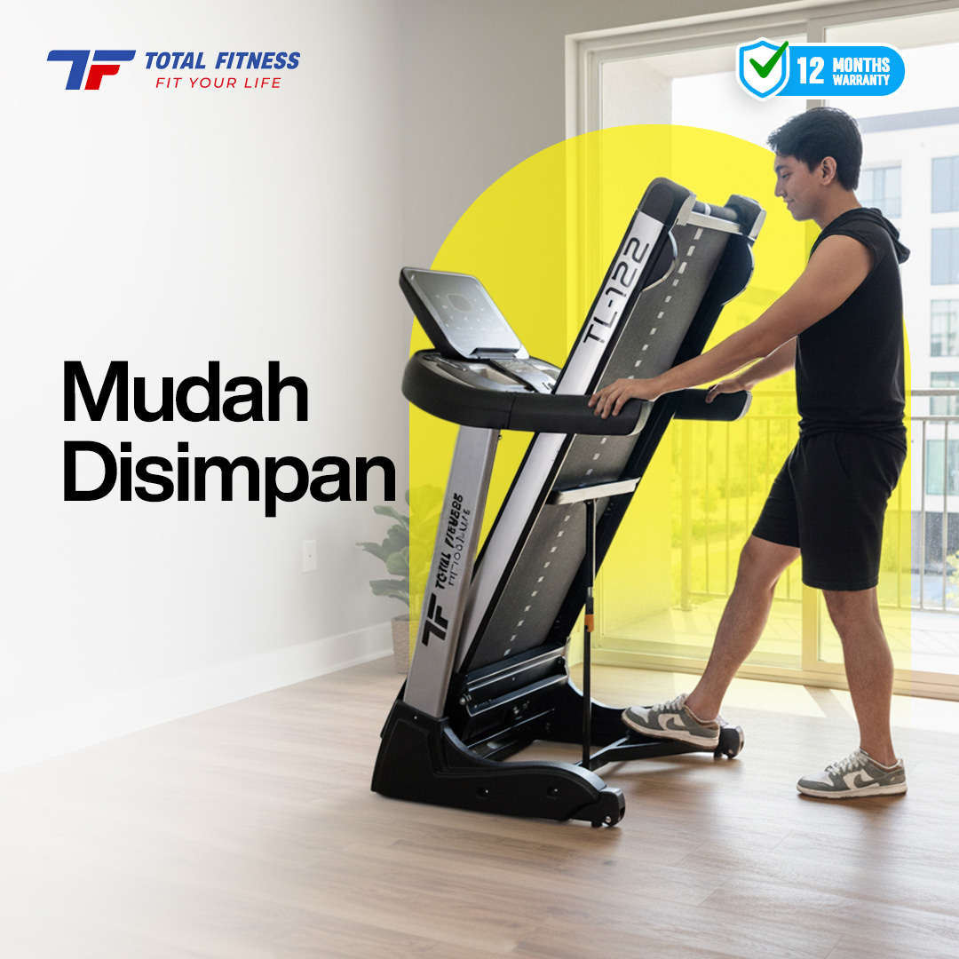 Home Big Treadmill Auto Incline DC 3 HP TL-122 - Image 3