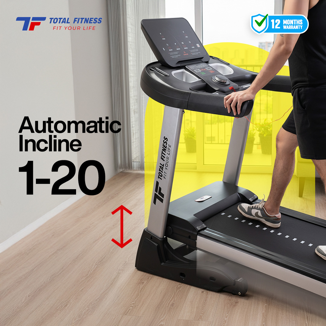 Home Big Treadmill Auto Incline DC 3 HP TL-122 - Image 5