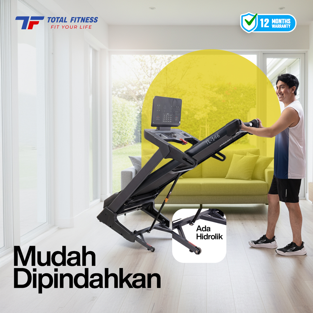 Home Big Treadmill Auto Incline DC 3 HP TL-146 - Image 2
