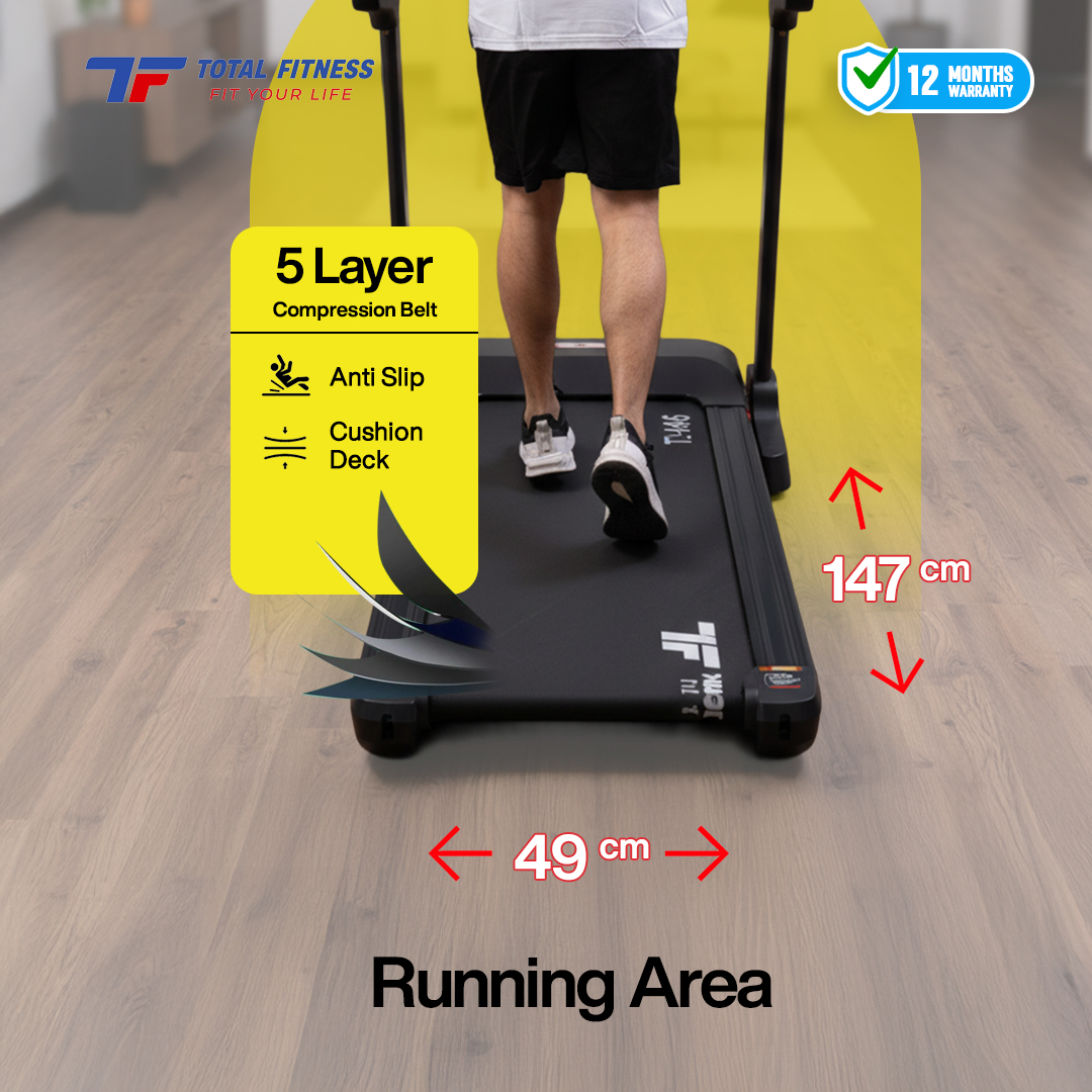 Home Big Treadmill Auto Incline DC 3 HP TL-146 - Image 5
