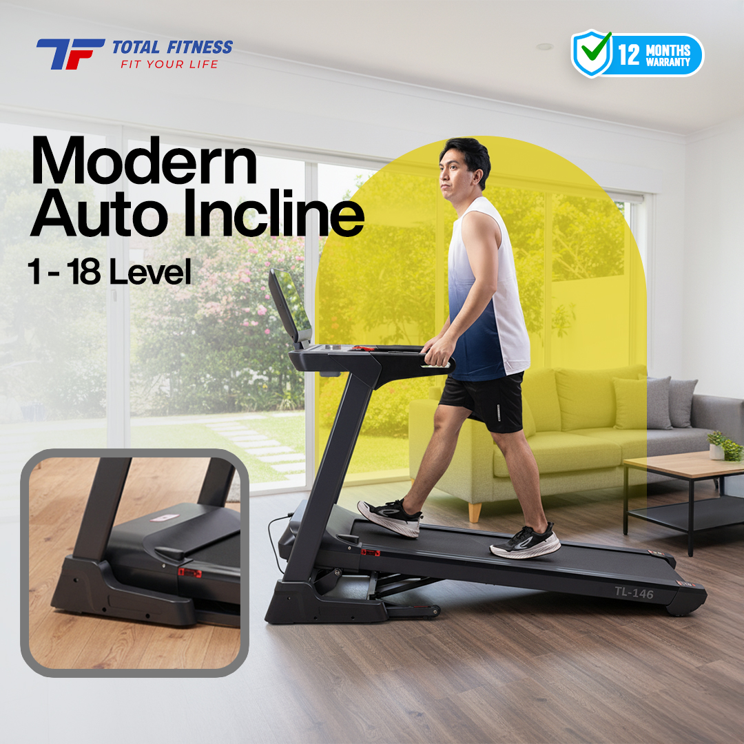 Home Big Treadmill Auto Incline DC 3 HP TL-146 - Image 6