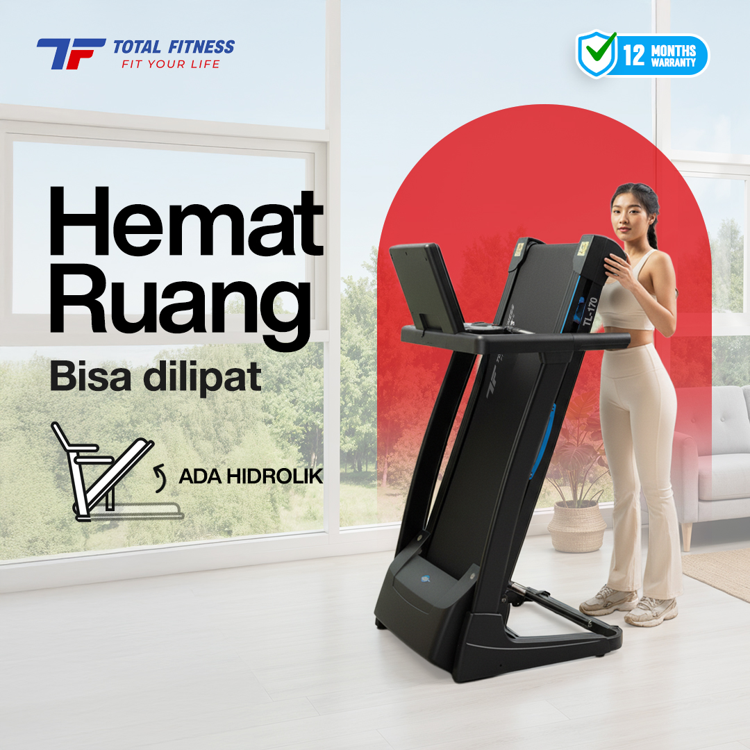 Home Big Treadmill Auto Incline DC 3 HP TL-170 - Image 2