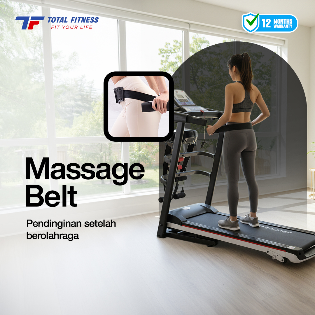 Home Treadmill Manual Incline DC 1.5 HP TL-607 + Massage - Image 3