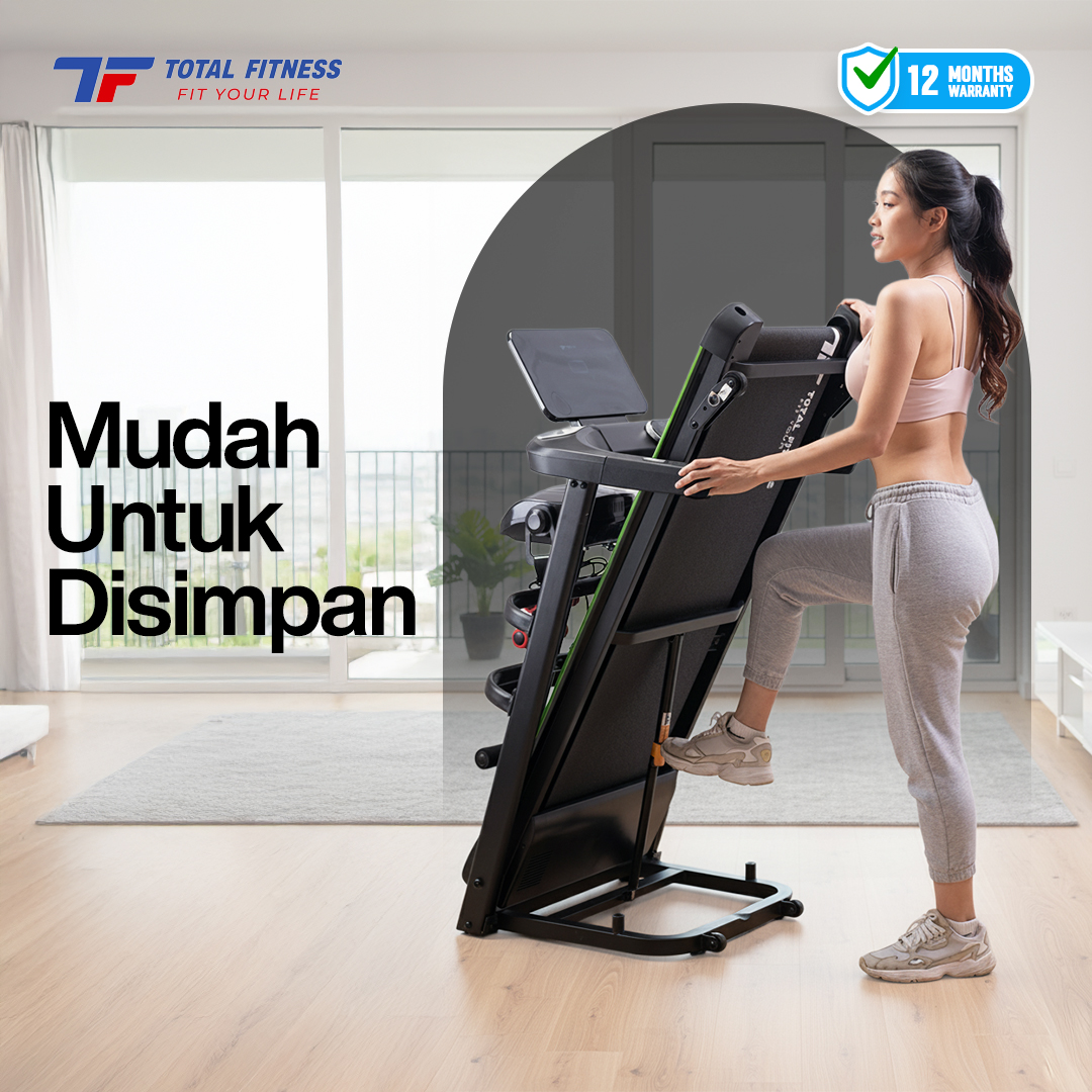 Home Treadmill Manual Incline DC 1.5 HP TL-625 + Massage - Image 2