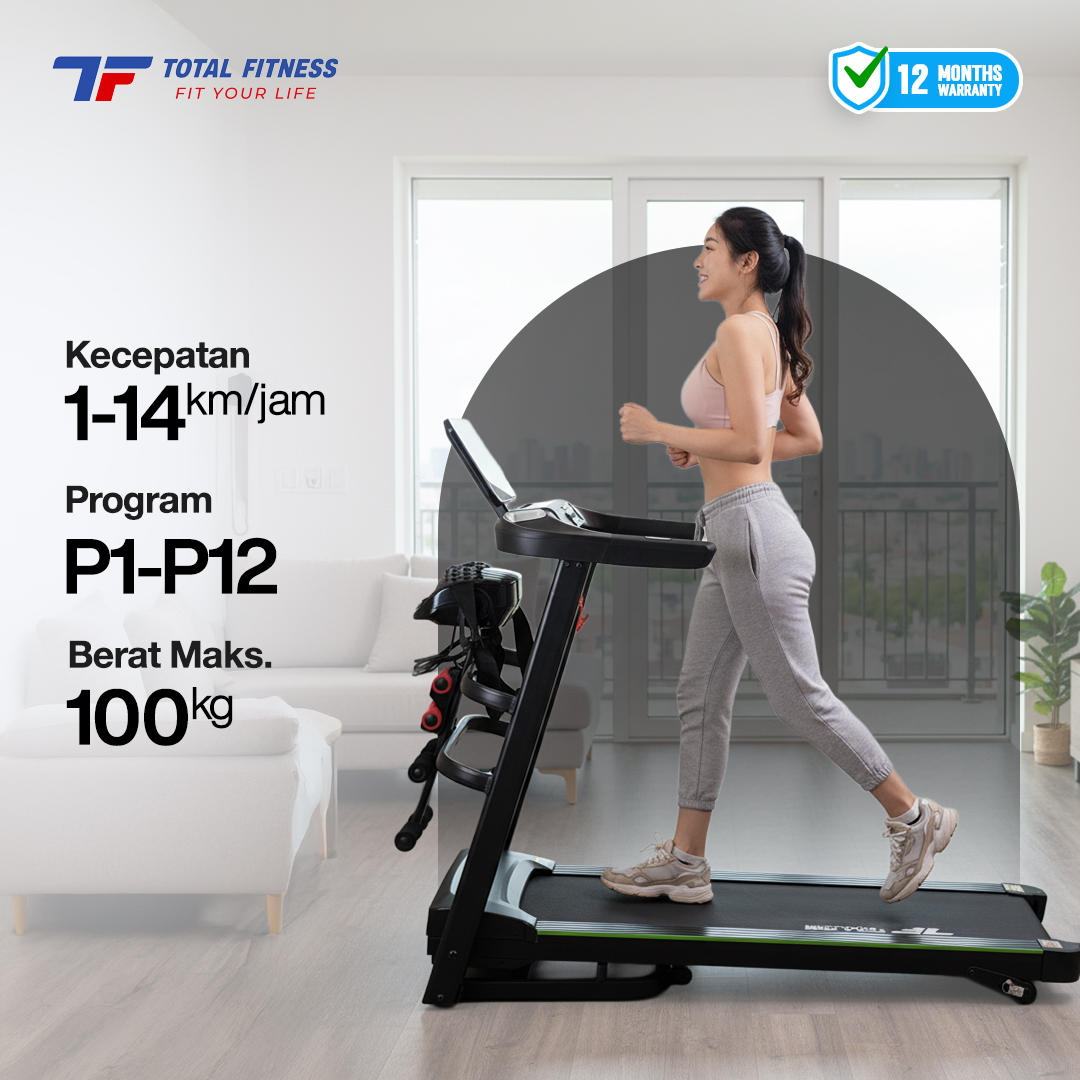 Home Treadmill Manual Incline DC 1.5 HP TL-625 + Massage - Image 4