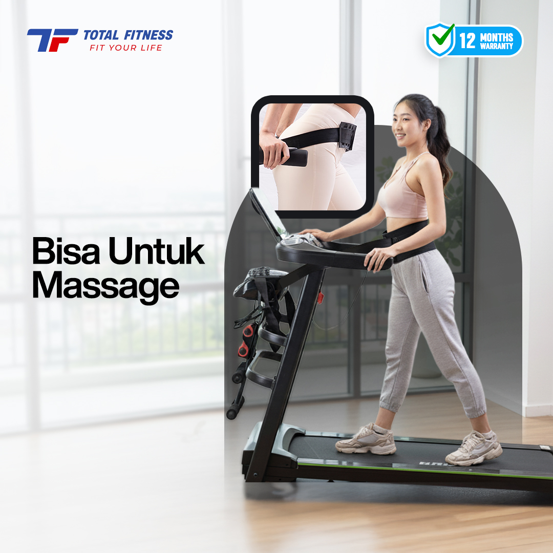 Home Treadmill Manual Incline DC 1.5 HP TL-625 + Massage - Image 5